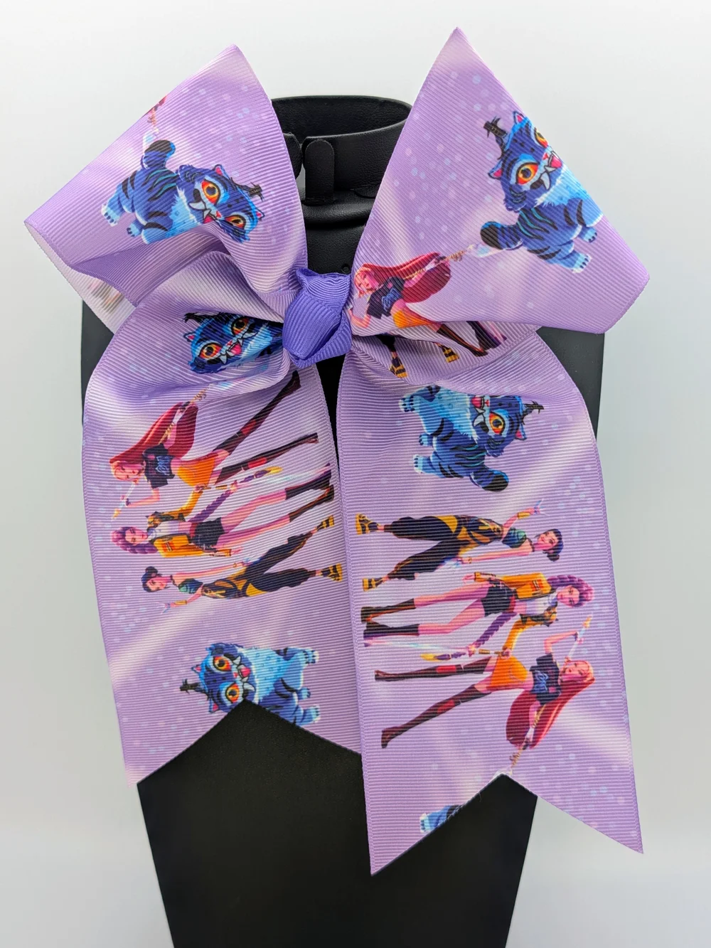 Girls Purple Kpop Demon Hunters Huntrix Hairbow